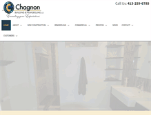 Tablet Screenshot of chagnon-br.com